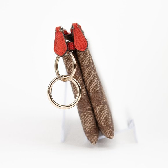 COACH Signature Double Corner Zip Wristlet - Picture 4 of 13